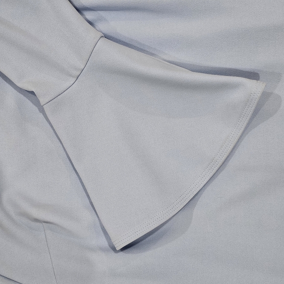 Blue Calvin Klein Dress with Bell Sleeve - Picture 6 of 8